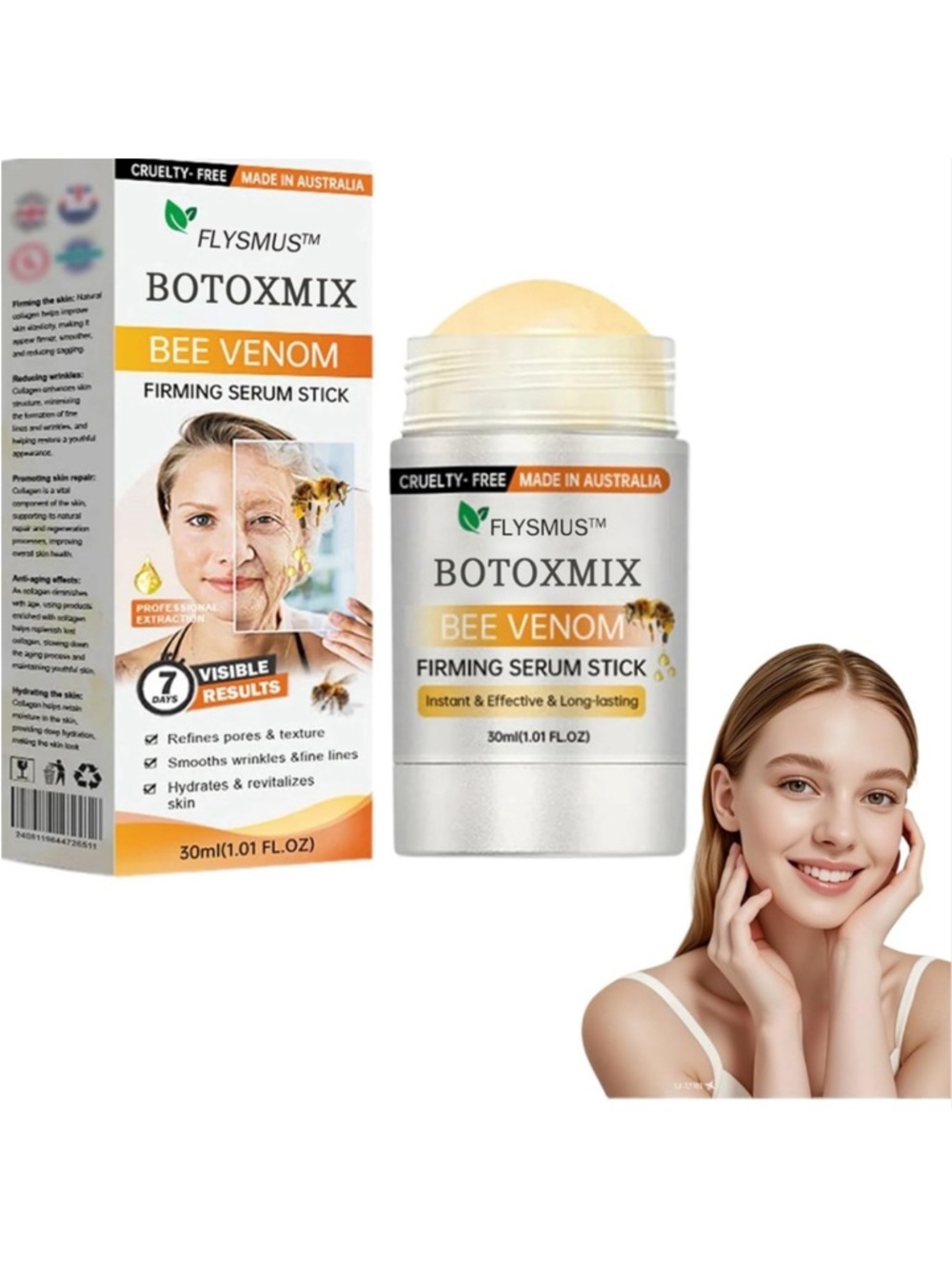 Flysmus Botox Bee Venom Firming Serum Stick - new in box